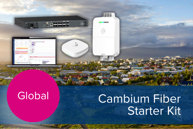 Promotion: Each introductory offer contains everything you need to experience Cambium Networks fiber solutions.