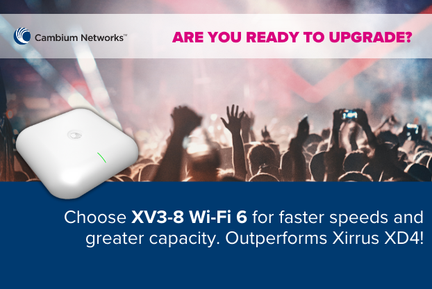 XV3-8 Wi-Fi 6 on sale now for high-density applications and seamless connectivity.